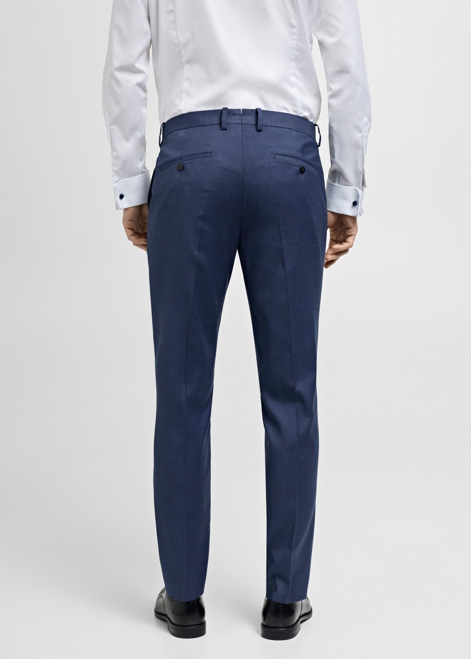 Stretch fabric super slim-fit suit trousers - Men | MANGO USA Product Image