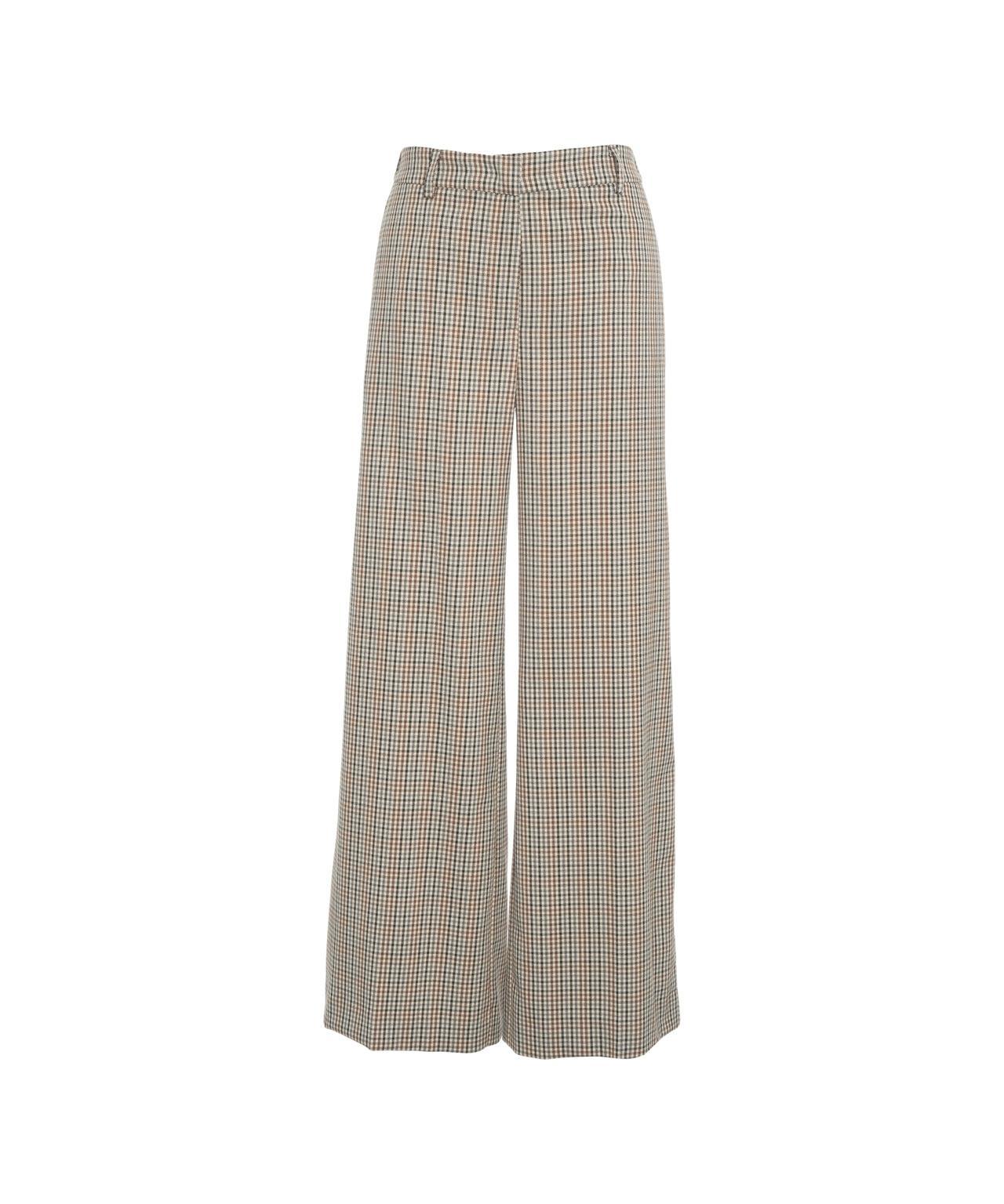 Palazzo pants with check pattern Product Image