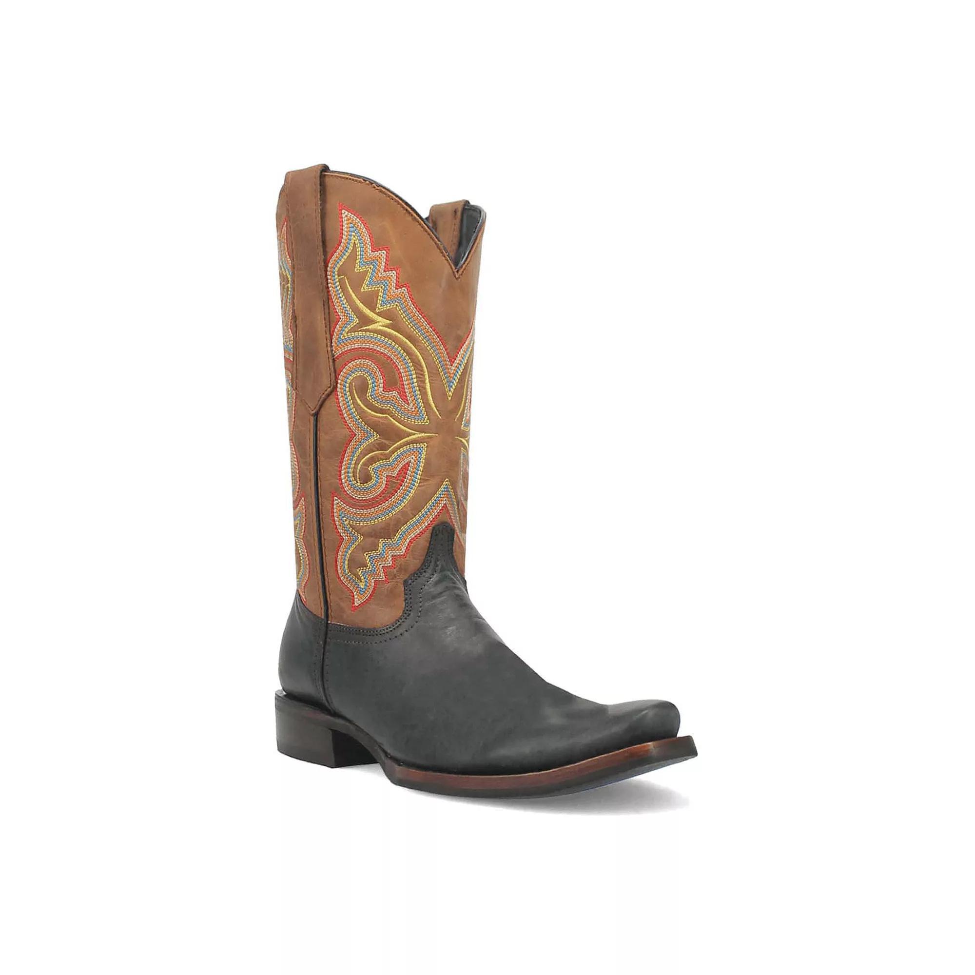 Dingo True Grit Men's Leather Boots, Size: 11, Black Product Image