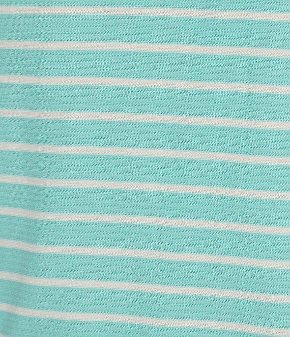 APNY Striped Crew Neck Long Puff Sleeve Top Product Image