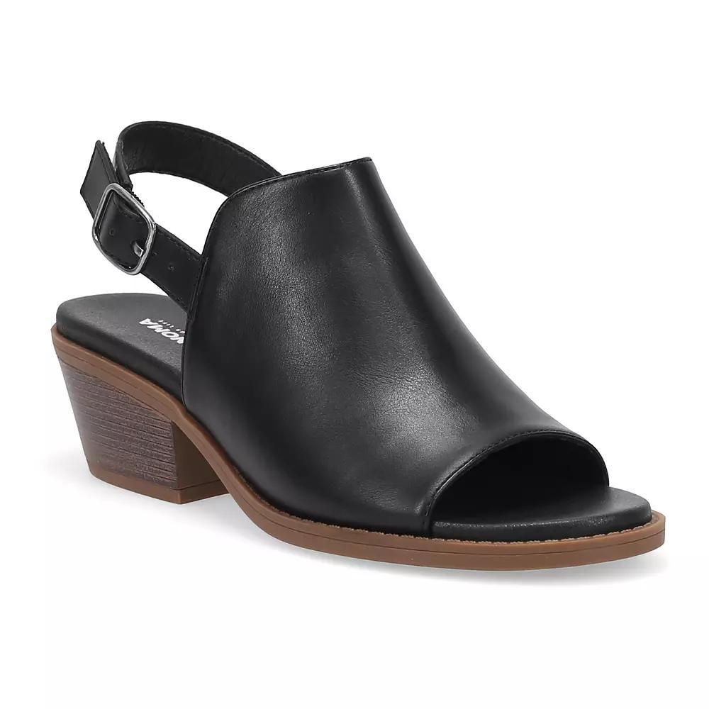Sonoma Goods For Life® Gretch Women's Slingback Sandals, Size: 5.5, Black Product Image