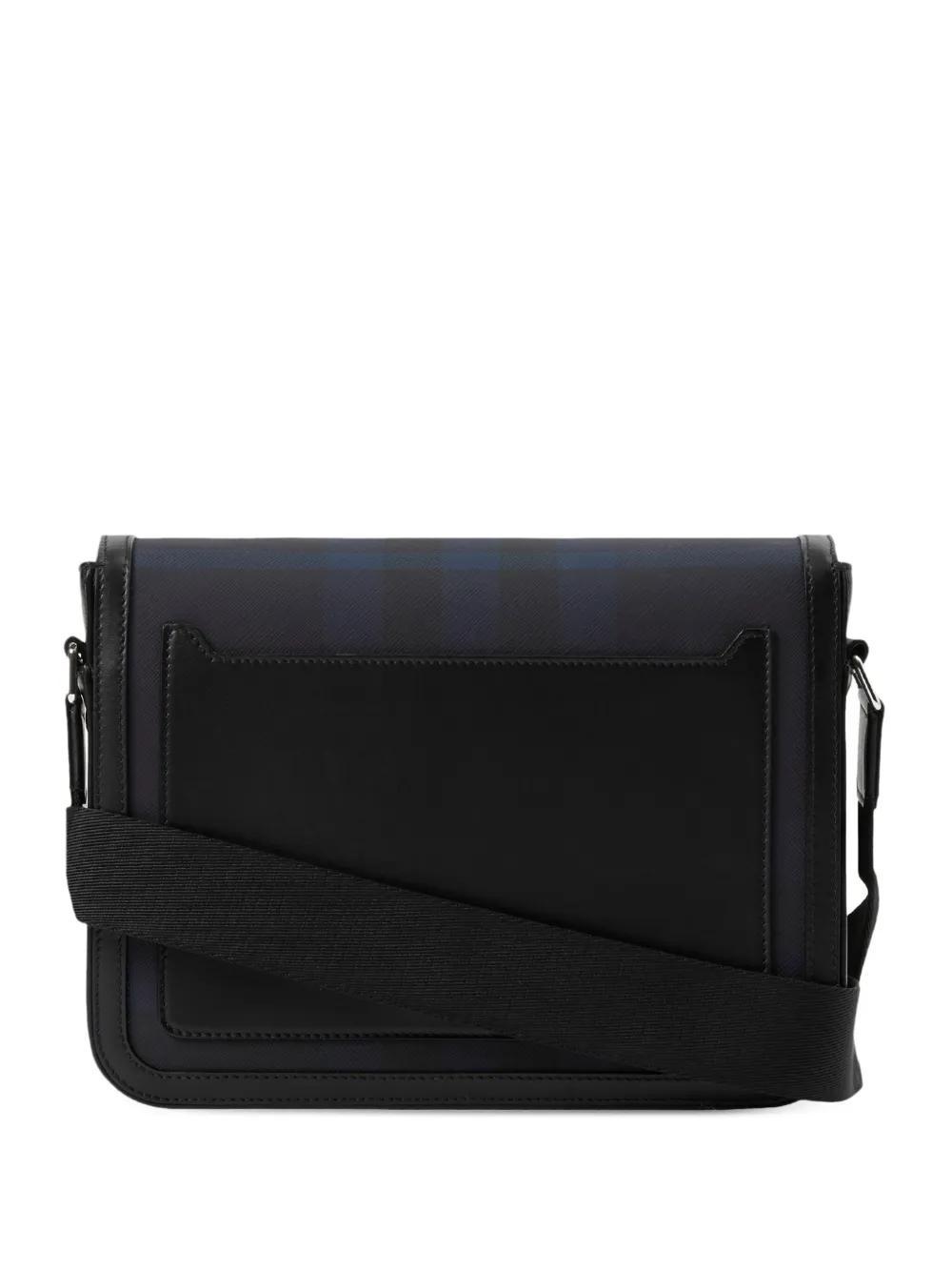 Alfred check-print messenger bag Product Image