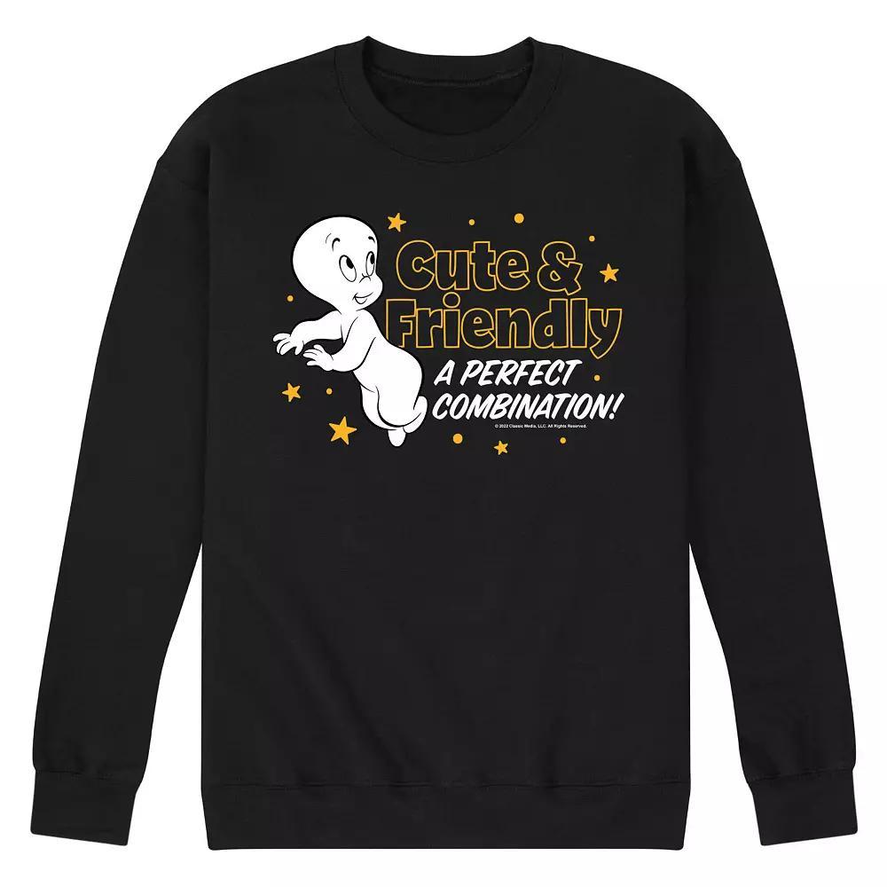 Mens Casper Cute And Friendly Fleece Sweatshirt Product Image