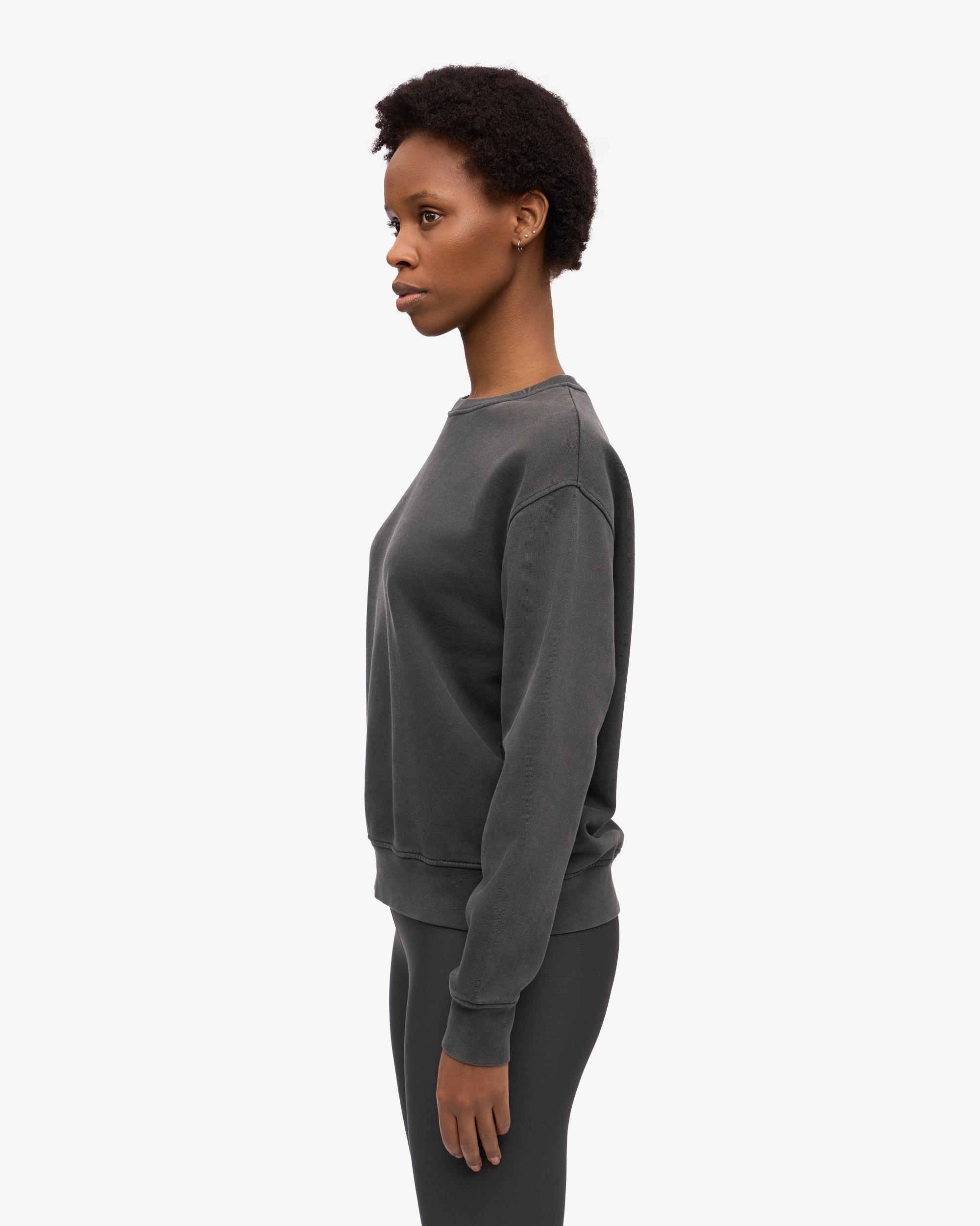 Women Classic Organic Crew - Faded Black Product Image