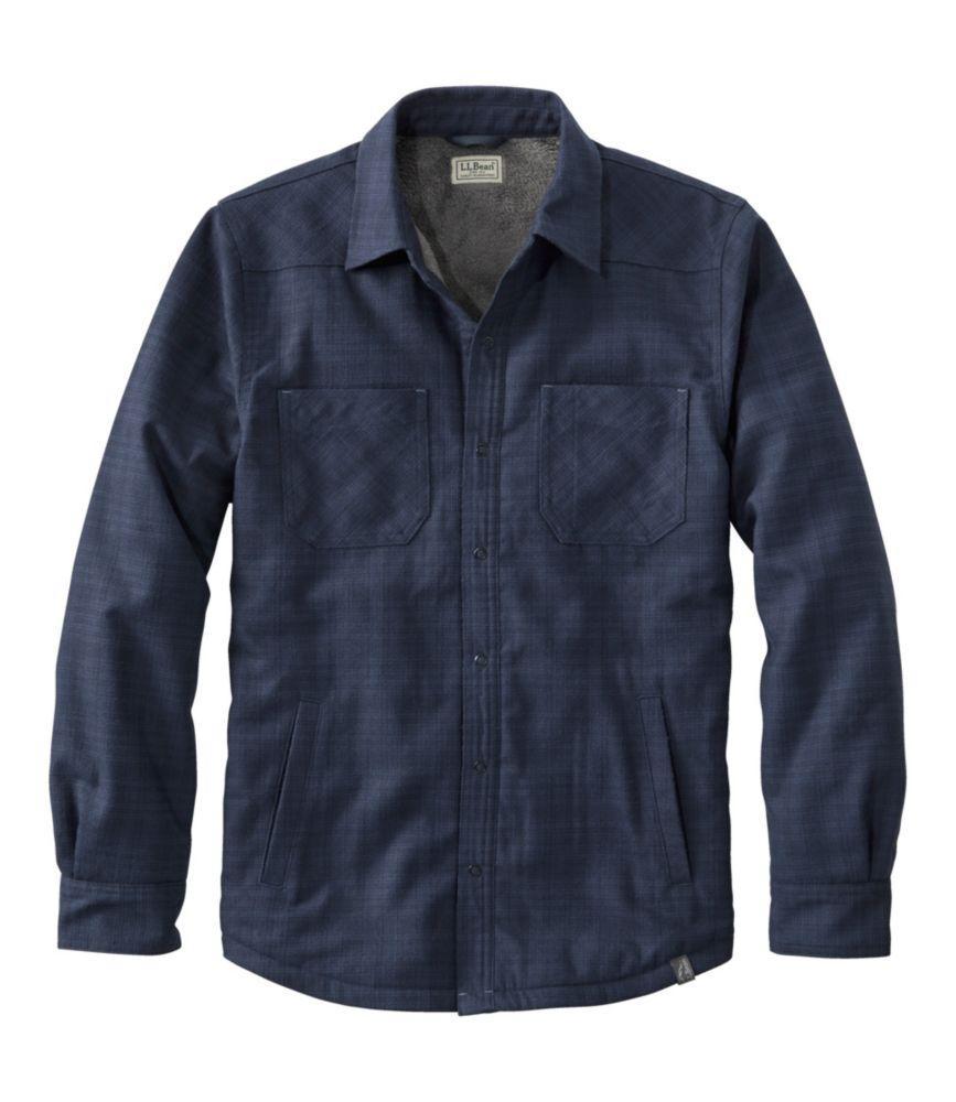 
                            Men's Katahdin Performance Flannel Shirt-Jacket, Hi-Pile Fleece-Lined Solid
                         Product Image