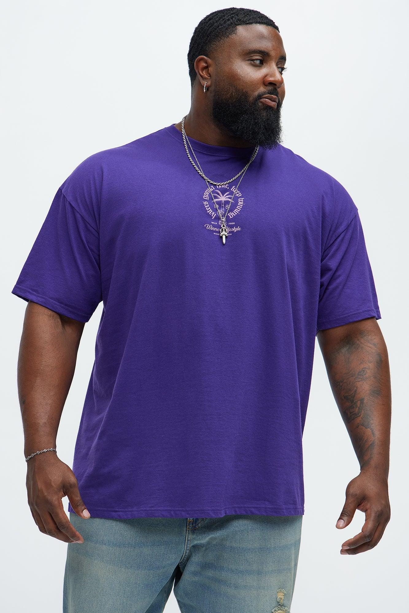 Winners Lifestyle Short Sleeve Tee - Purple Product Image