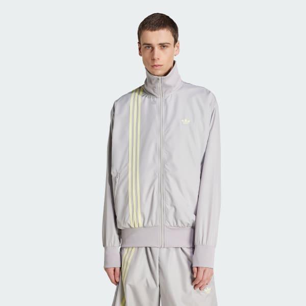 adidas Fashion Firebird Track Top Grey Two XL Mens Product Image