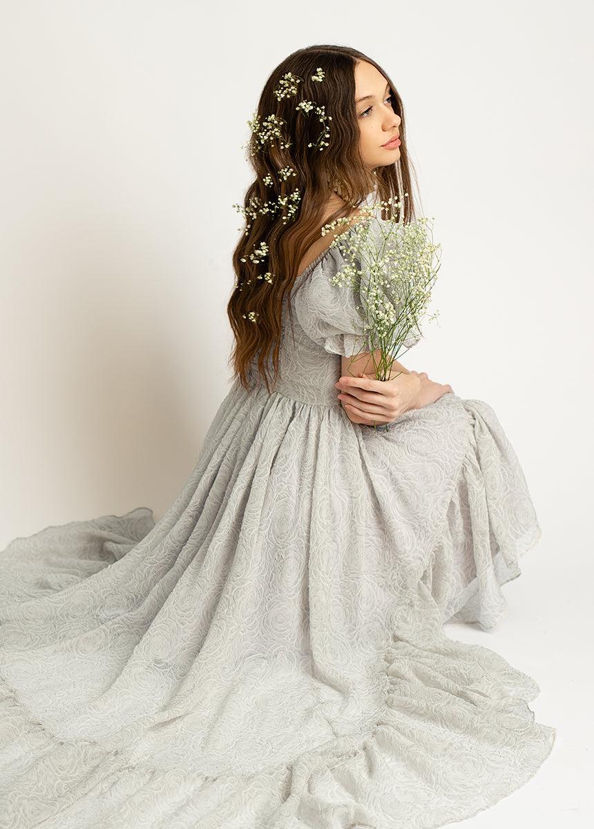 Swan Impact Dress in Smoke Female Product Image