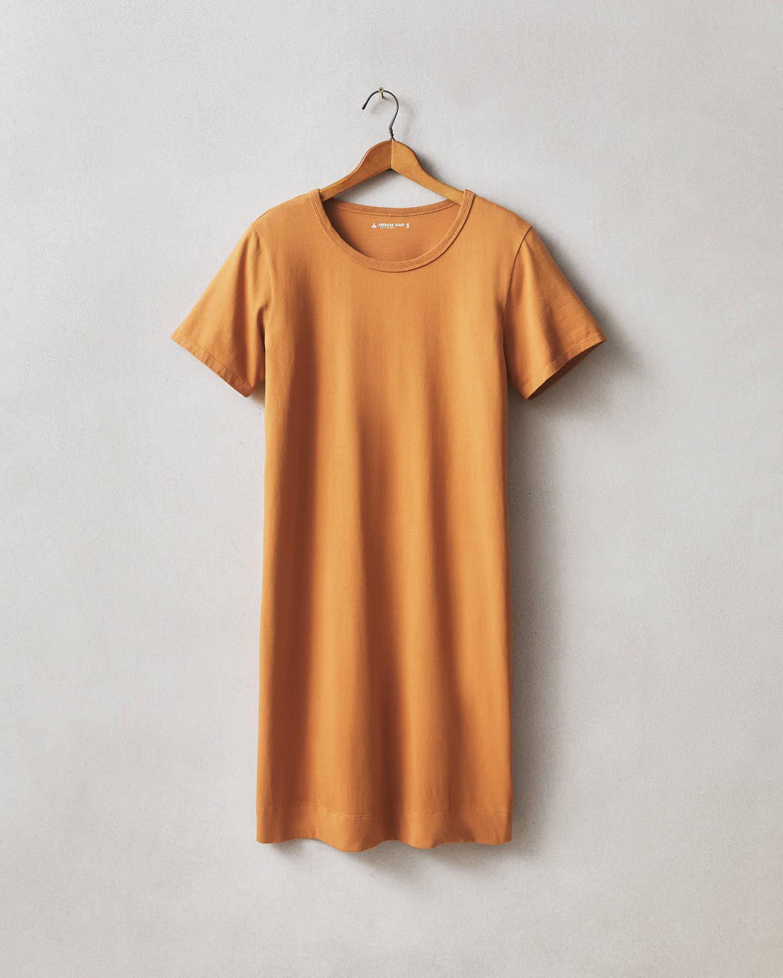 Women's T-Shirt Dress - Cashew Product Image