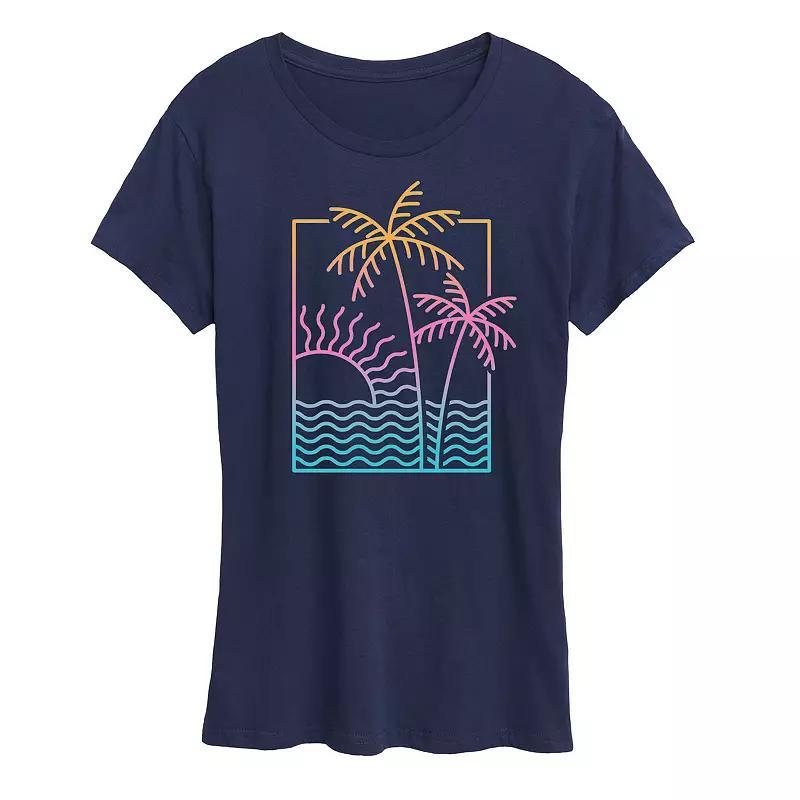 Womens Peace Love Tacos Graphic Tee Product Image