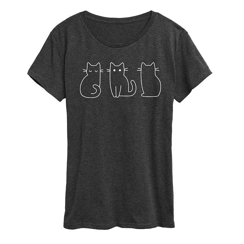 Womens Grinch Love Stack Graphic Tee Product Image