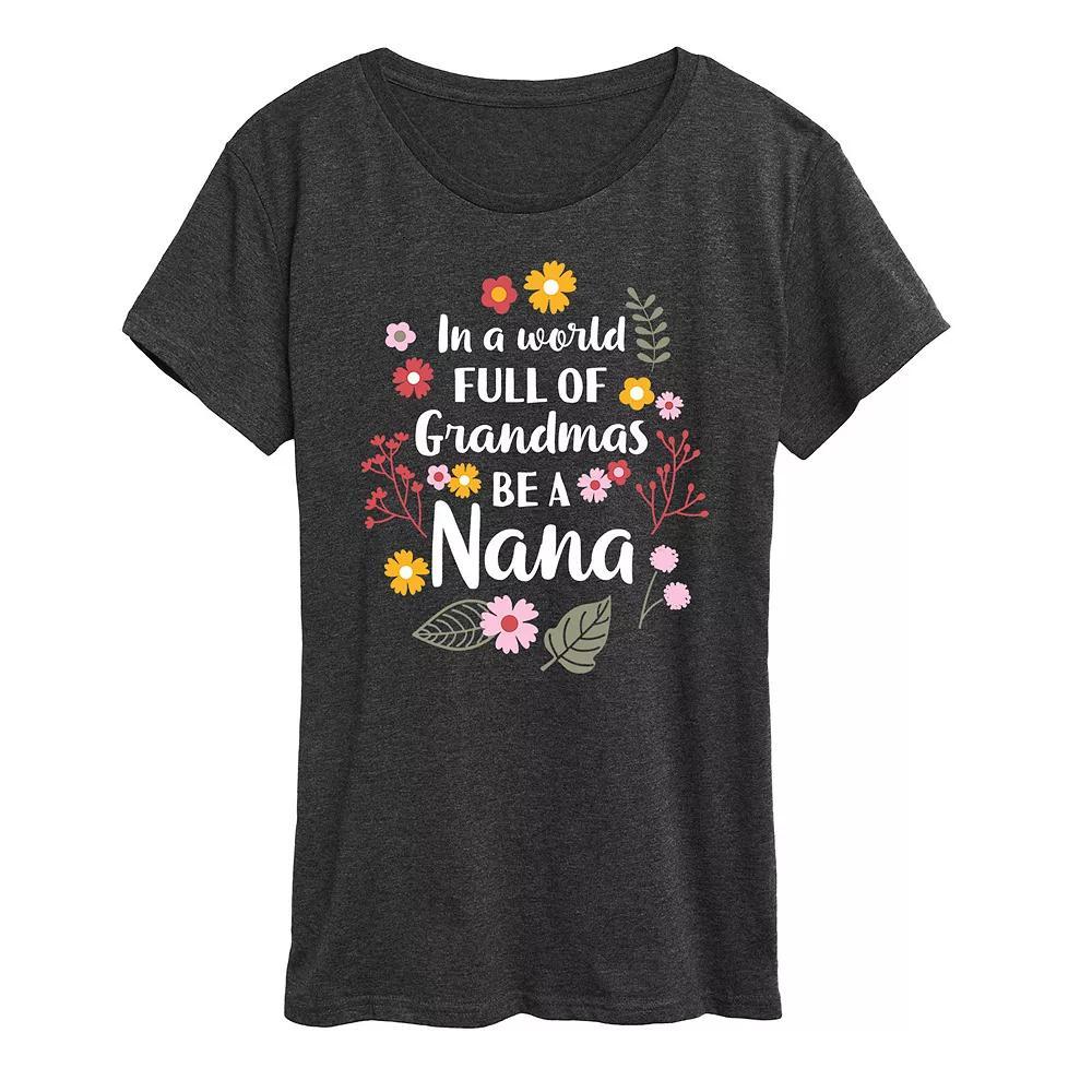 Womens Sesame Street Elmo Christmas Graphic Tee, Girls Grey Blue Product Image