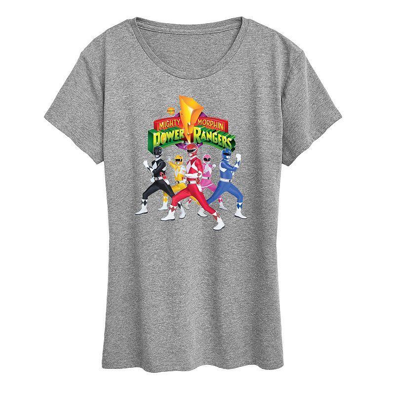 Womens Power Rangers Retro Graphic Tee Product Image