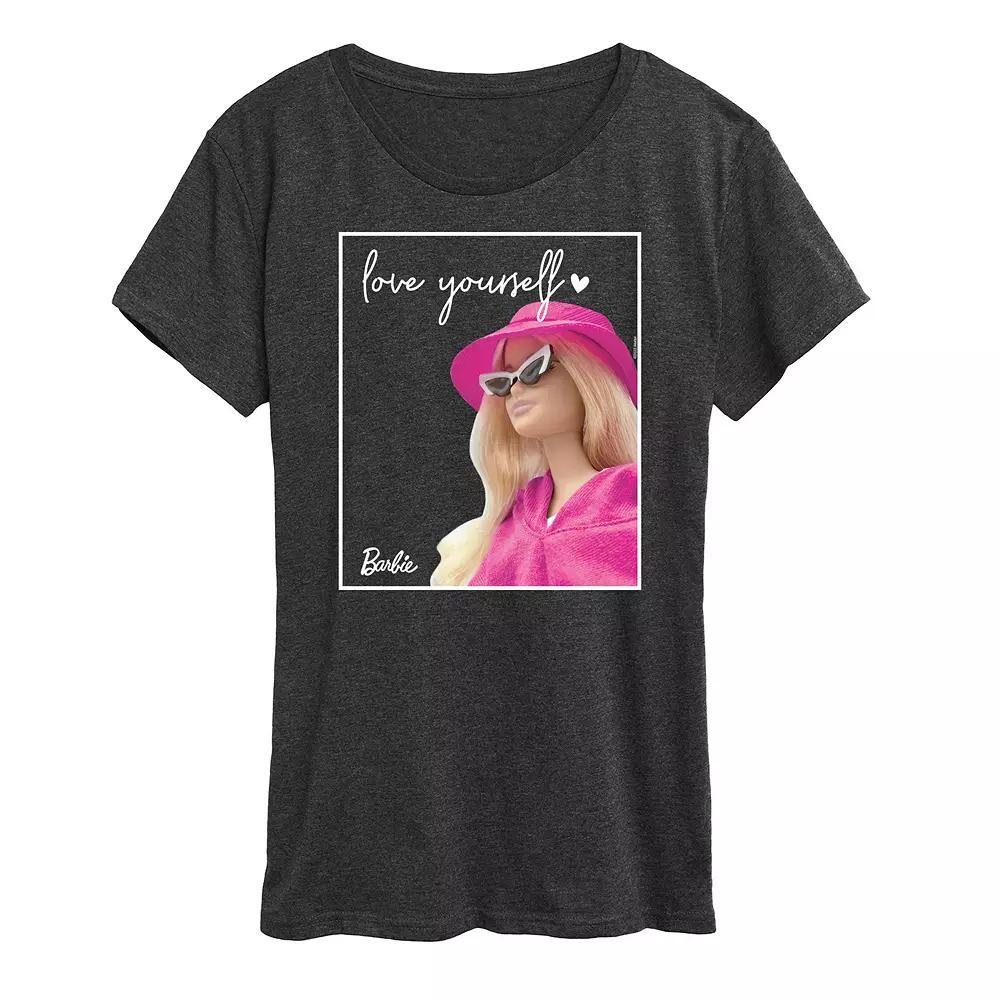 Womens Barbie Love Yourself Graphic Tee Blue Product Image