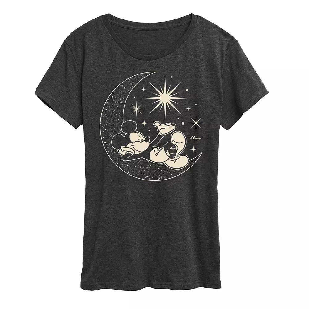 Womens Sesame Street Elmo Christmas Graphic Tee, Girls Grey Blue Product Image