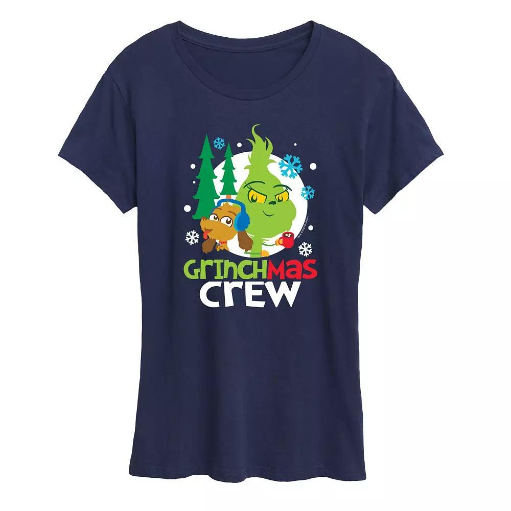 Women's Dr. Seuss Little Grinch Grinchmas Crew Graphic Tee, Girl's, Size: XXL, Grey Heather Product Image