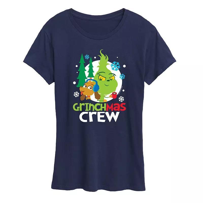 Women's Dr. Seuss Little Grinch Grinchmas Crew Graphic Tee, Girl's, Size: XXL, Grey Heather Product Image