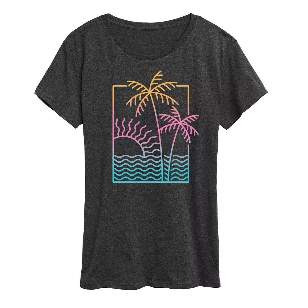 Womens Peace Love Tacos Graphic Tee Product Image