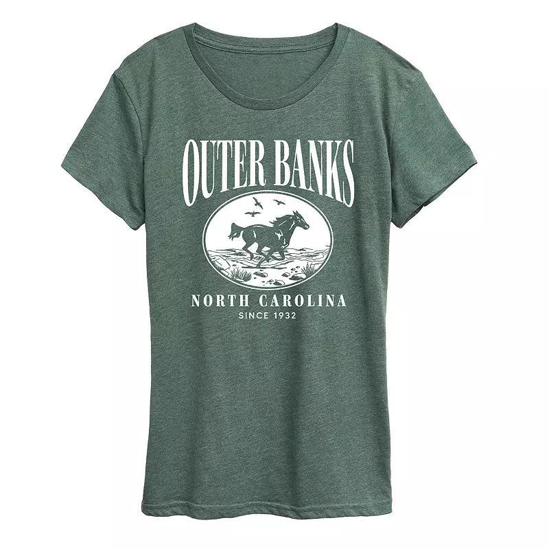 Womens Outer Banks Running Horse Graphic Tee Product Image