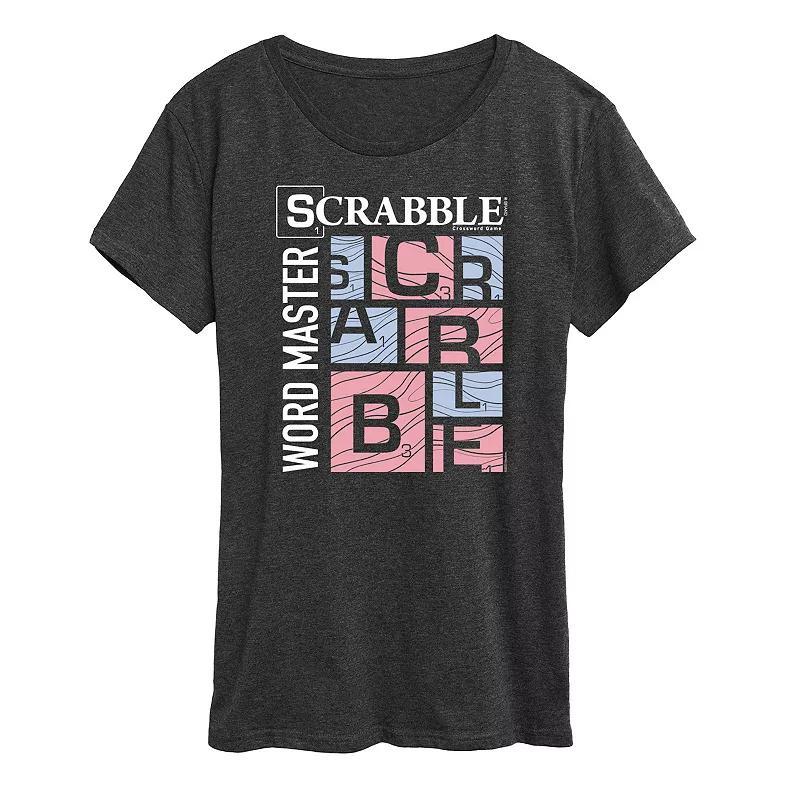 Womens Love Sign Language Graphic Tee Heather Grey Product Image