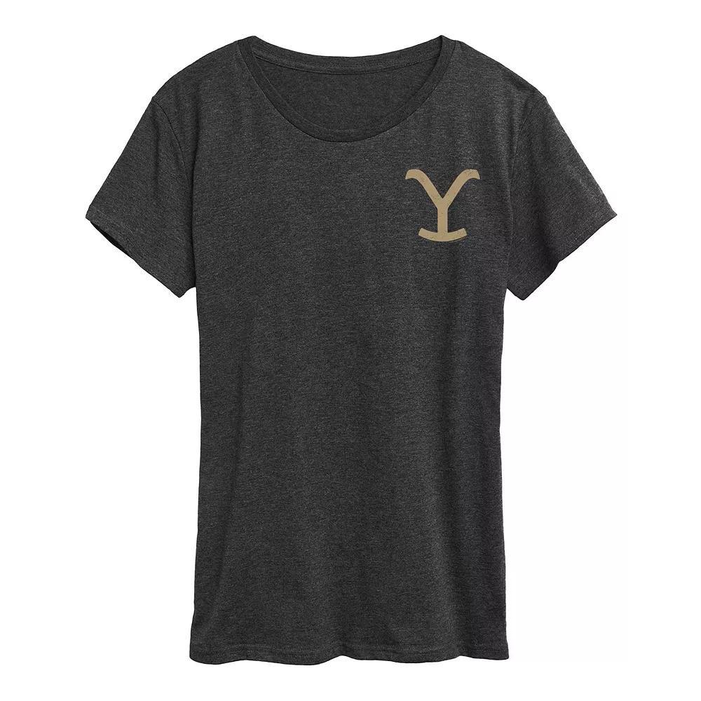Womens Peanuts Woodstock Clover Graphic Tee Heather Grey Product Image