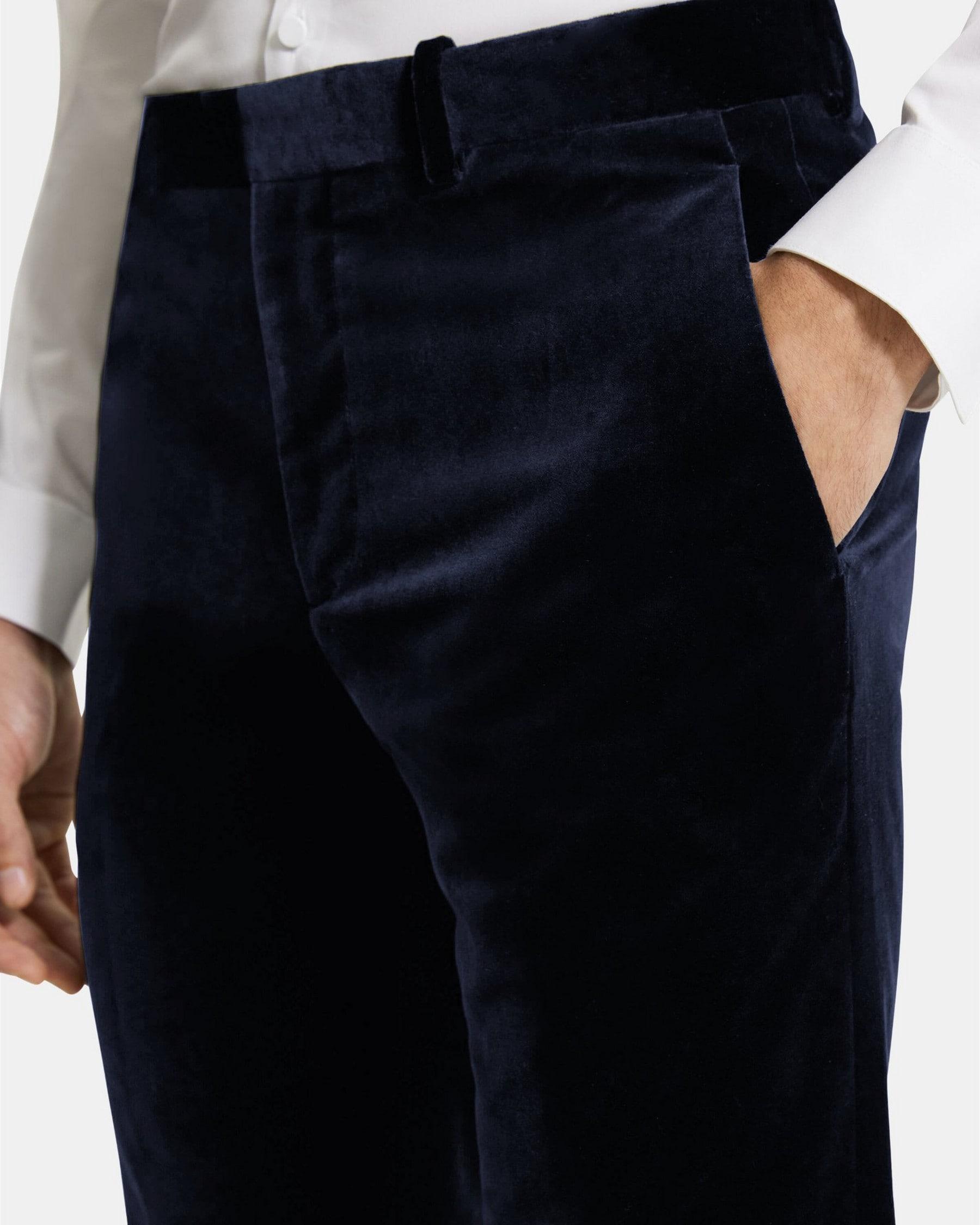 Slim Pant in Stretch Velvet Product Image
