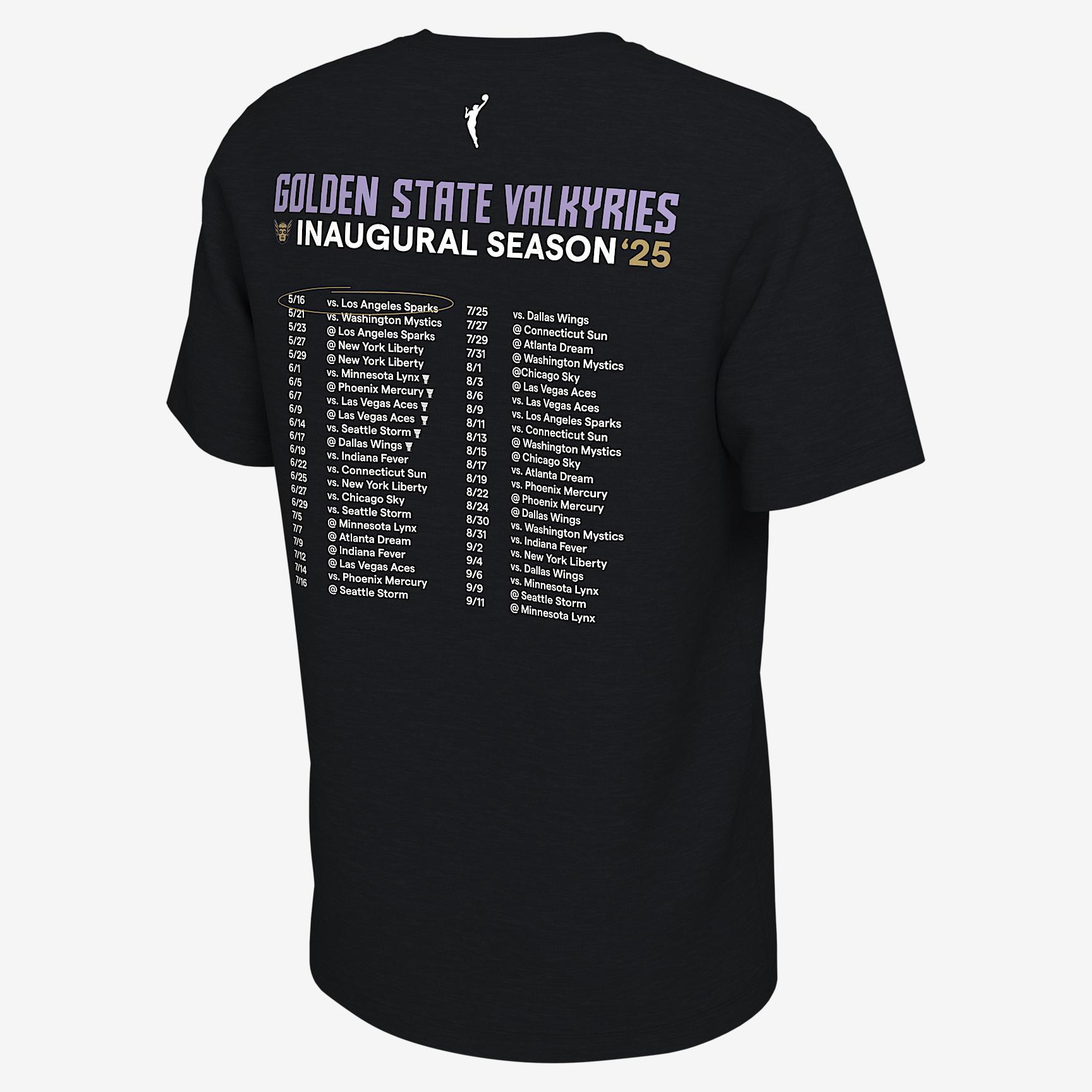 Golden State Valkyries Nike Men's WNBA T-Shirt Product Image