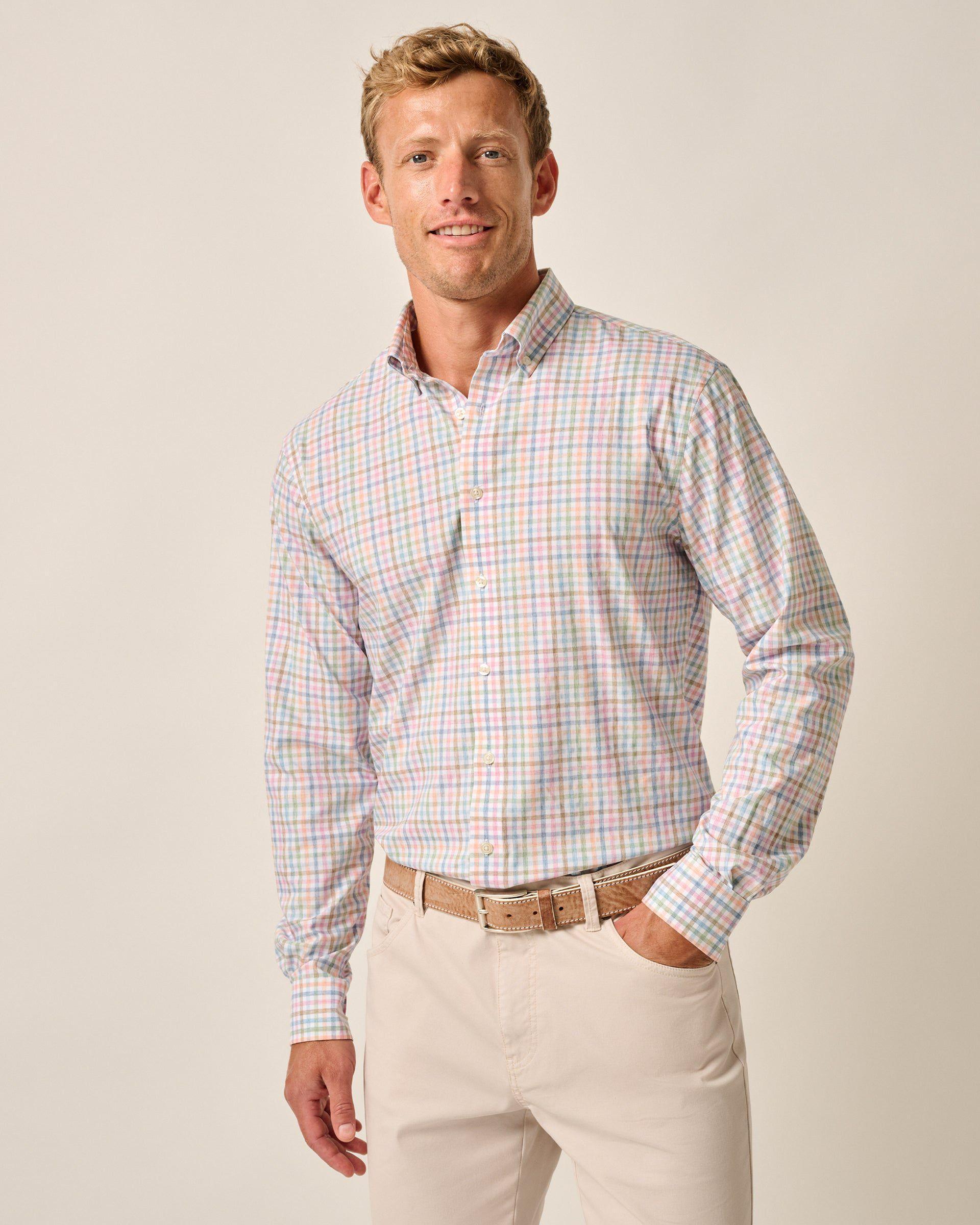 Performance Button Up Shirt - Kyler Male Product Image