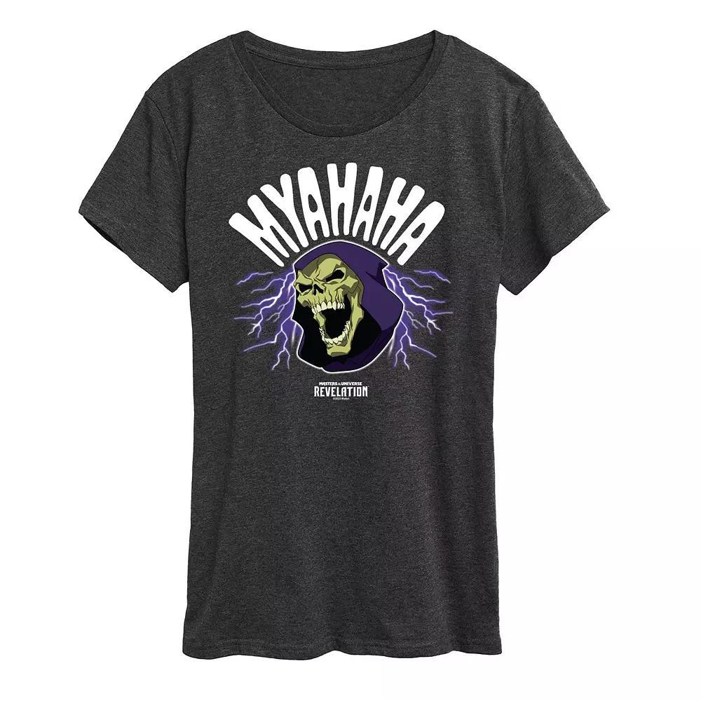 Womens Masters of the Universe Myahaha Graphic Tee Heather Grey Product Image