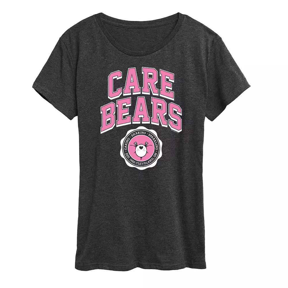 Womens Barbie Varsity Malibu Seal Graphic Tee Heather Grey Product Image