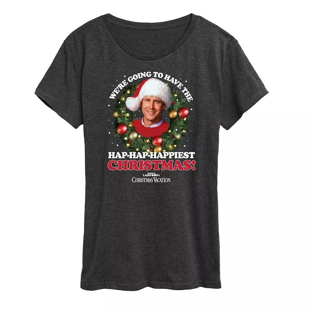 Womens Grinch Love Stack Graphic Tee Product Image