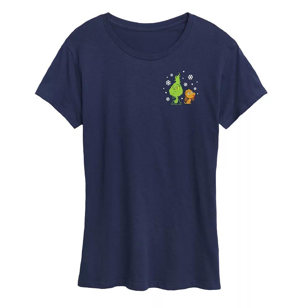 Womens Valentines Flower Truck Graphic Tee Blue Product Image