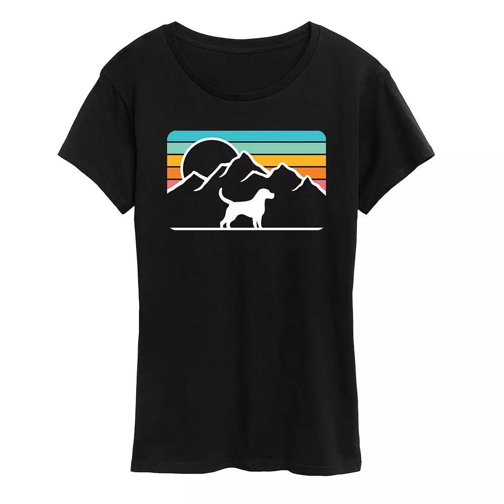 Womens Peace Love Graphic Tee Product Image