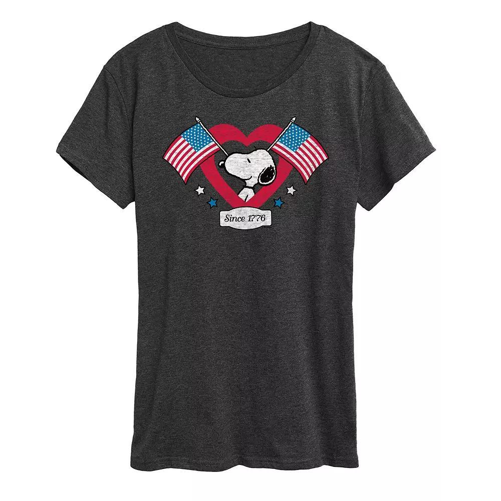 Women's Barbie® St. Patrick's Logo Graphic Tee, Size: Medium, Black Product Image