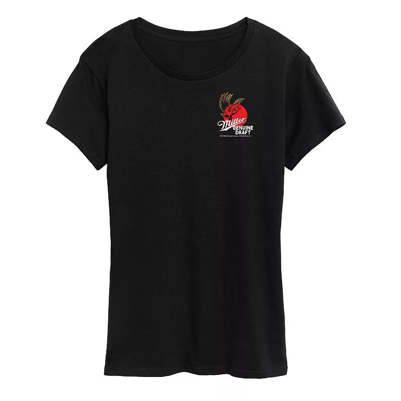Womens Cat Face Graphic Tee, Girls Product Image
