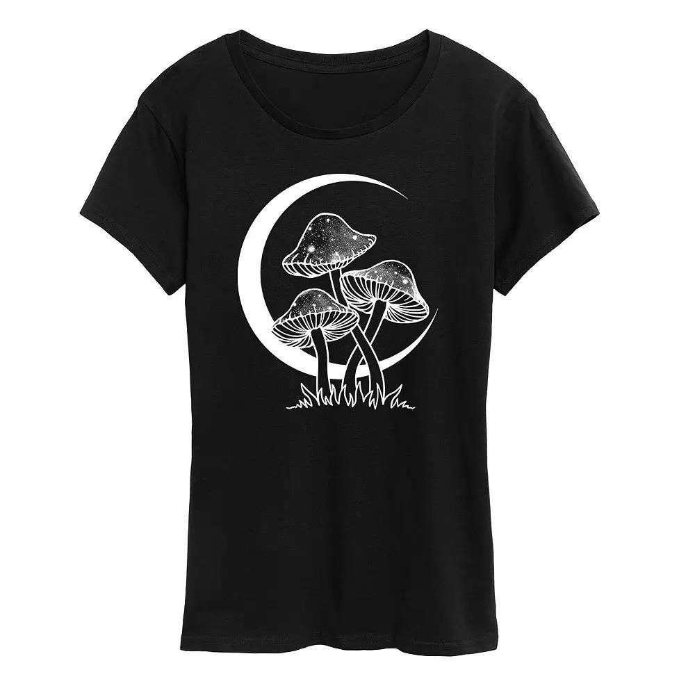 Women's Celestial Mushrooms Graphic Tee, Girl's, Size: XXL, Heather Grey Product Image