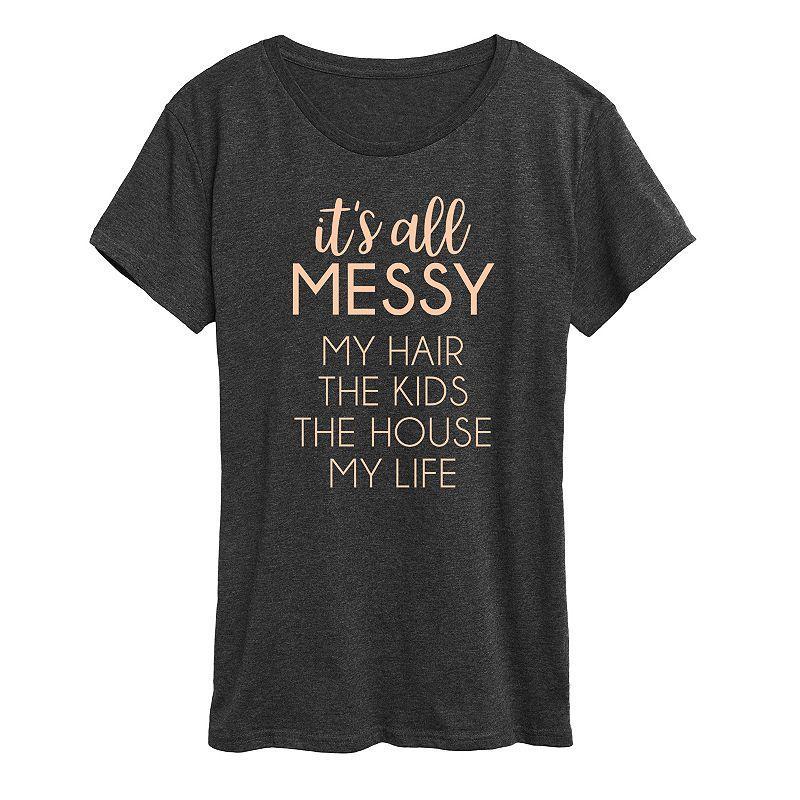 Women's Mardi Gras Skeletons Graphic Tee, Size: Small, Black Product Image