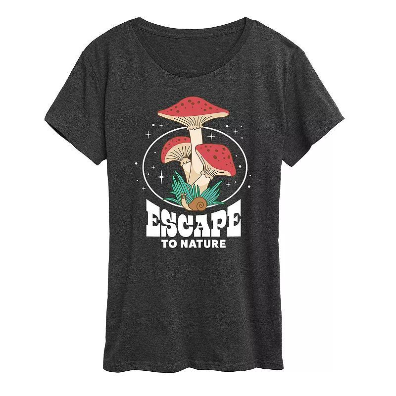 Womens Escape To Nature Graphic Tee, Girls Product Image