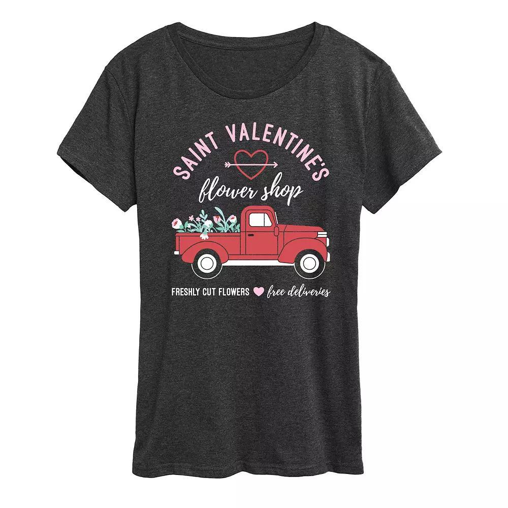 Plus Dr. Seuss The Grinch Naughty List Graphic Tee, Women's, Size: 1XL, Heather Grey Product Image