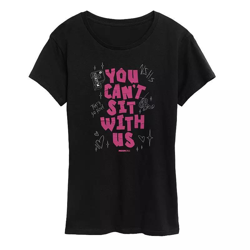 Womens Cat Face Graphic Tee, Girls Product Image