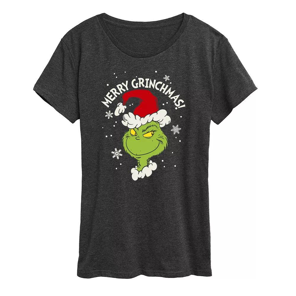 Womens Care Bears Beary Merry Christmas Graphic Tee, Girls Heather Grey Product Image