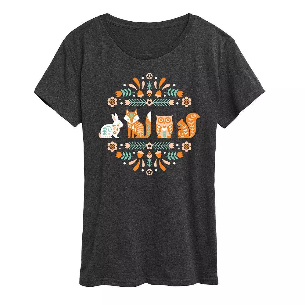 Womens Care Bears Cozy Christmas Graphic Tee, Girls Product Image