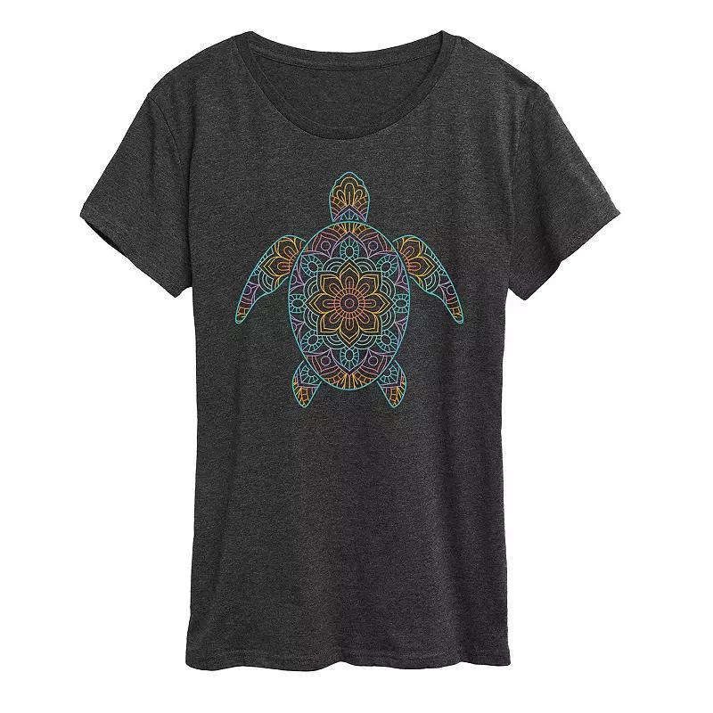 Plus Cape Cod Mass Graphic Tee, Womens Heather Grey Product Image