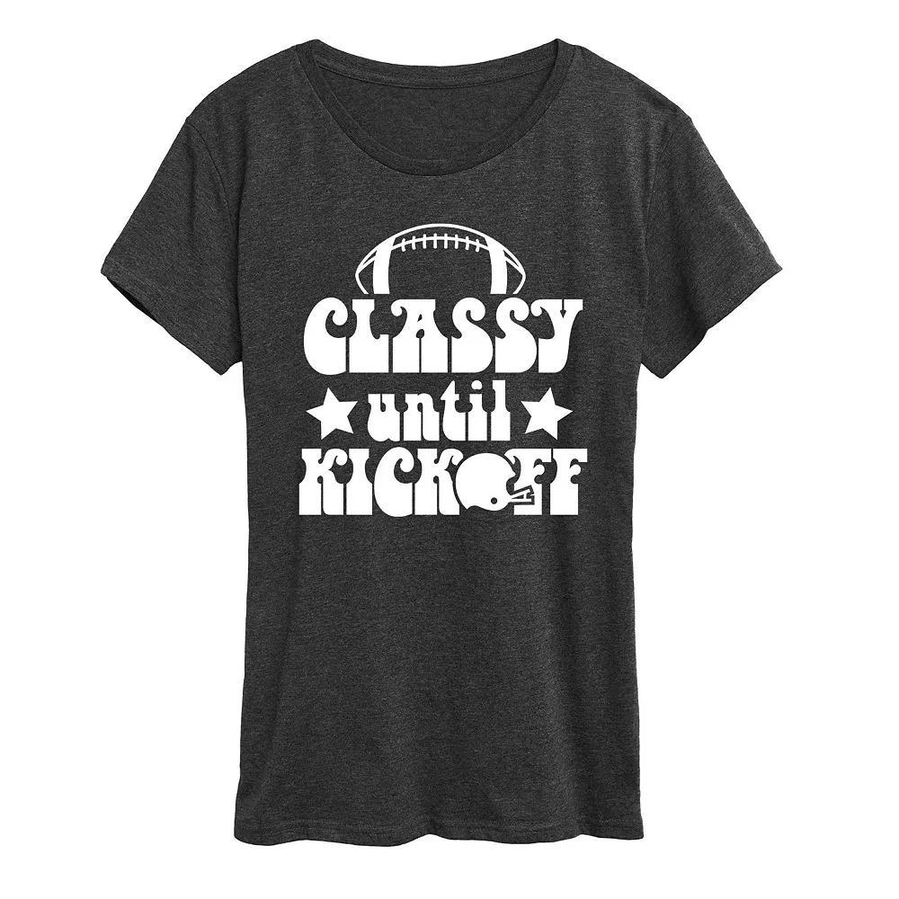 Womens Silly Rabbit Easter Is For Jesus Graphic Tee, Girls Heather Grey Product Image