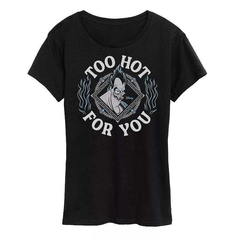Disneys Hercules Hades Womens Too Hot Graphic Tee Product Image