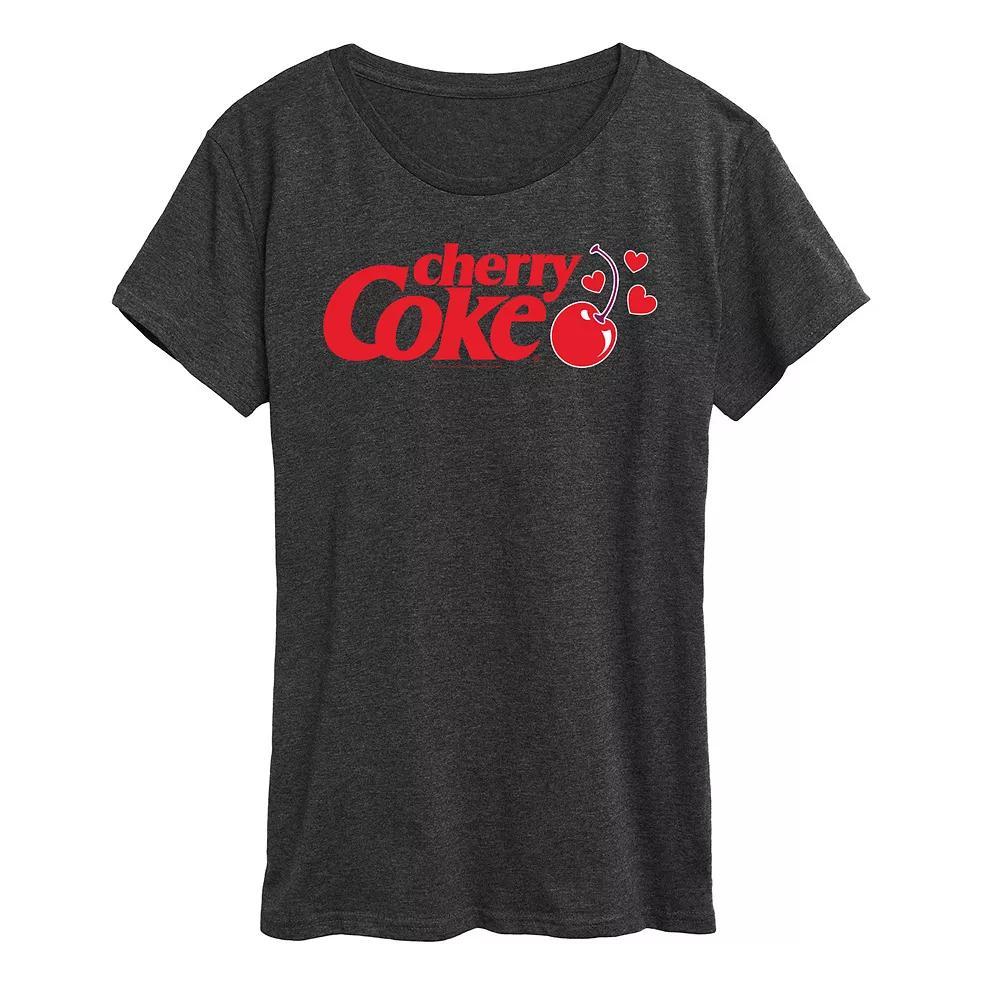 Women's Sketchy Hearts Graphic Tee, Size: Small, Heather Grey Product Image