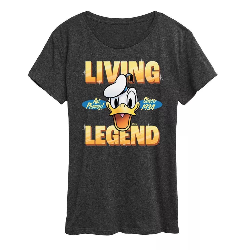 Womens Garfield Pisces Graphic Tee Grey Royal Blue Product Image