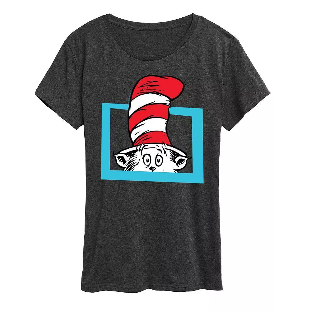 Womens Coffee Camping And Dogs Graphic Tee Heather Grey Product Image
