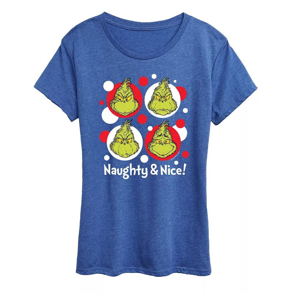 Womens Teenage Mutant Ninja Turtles True Love Graphic Tee Grey Royal Blue Product Image