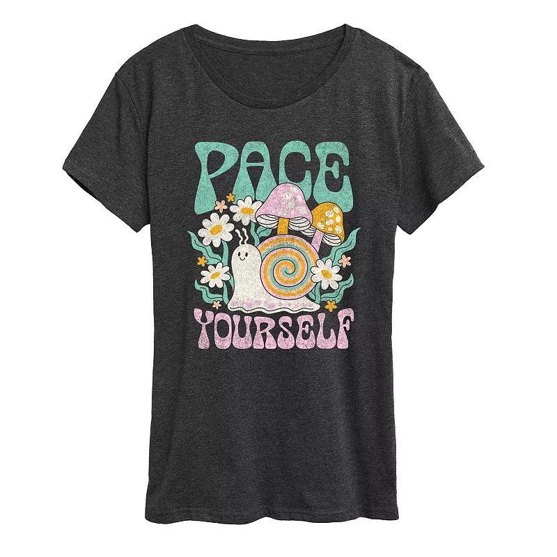 Plus Dr. Seuss The Grinch Naughty List Graphic Tee, Women's, Size: 1XL, Heather Grey Product Image